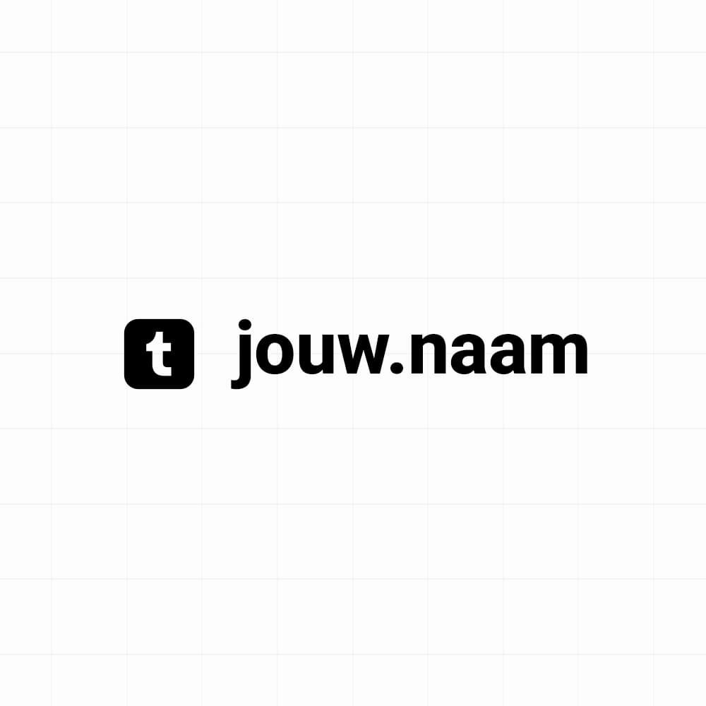 Tumblr - Sticker met eigen naam - vinyl sticker kopen bij De Stickerbaas