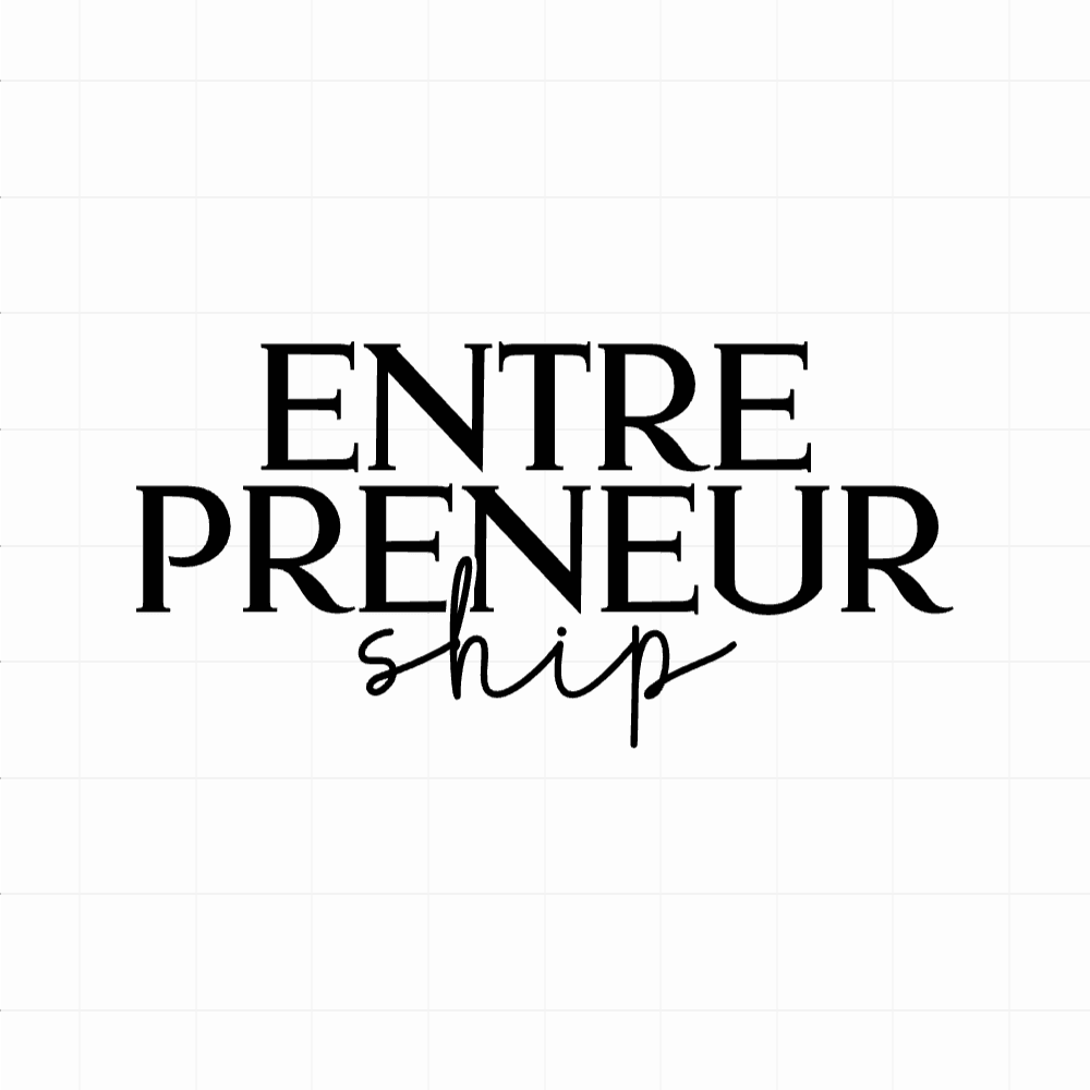 Entrepreneurship - Motivatie sticker - vinyl sticker kopen bij De Stickerbaas