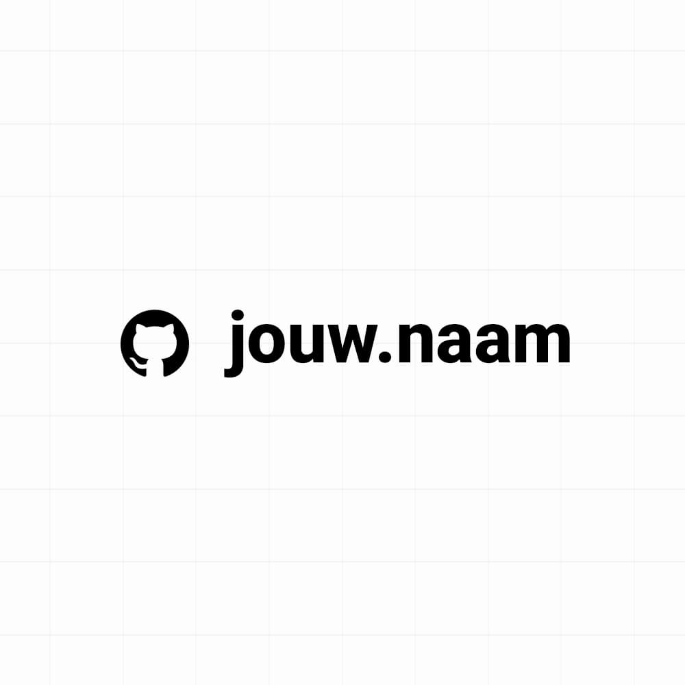 Github - Sticker met eigen naam - vinyl sticker kopen bij De Stickerbaas
